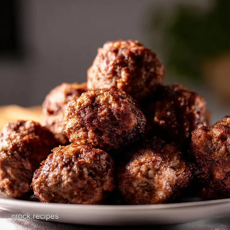 Air Fryer Meatballs Perfectly Cooked Ready in Minutes presentation