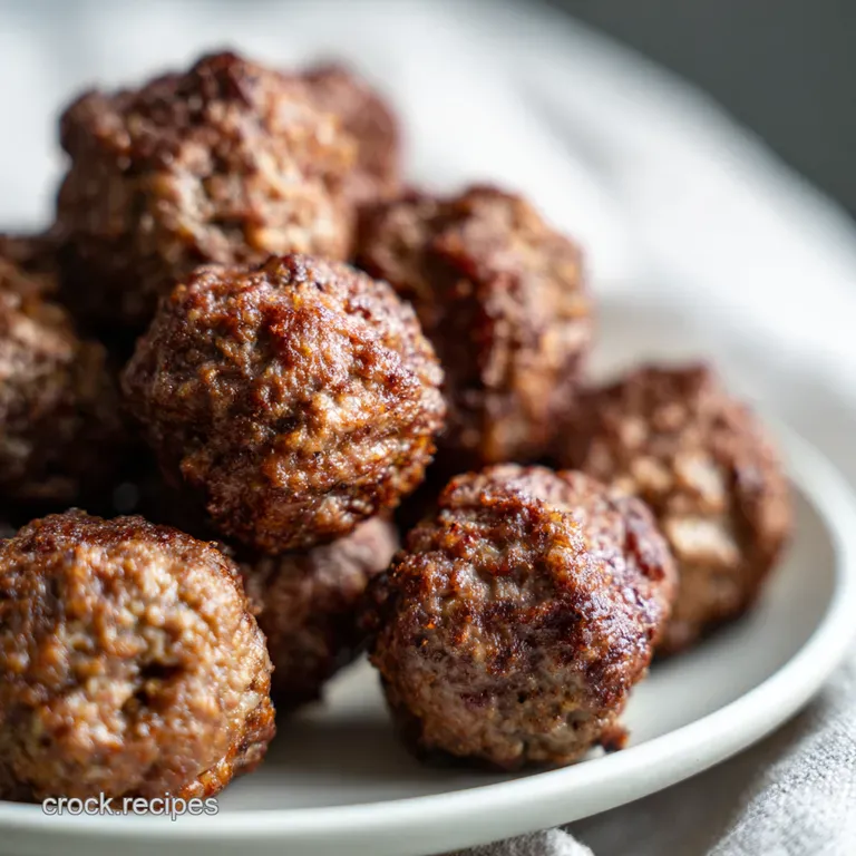 Air Fryer Meatballs Perfectly Cooked Ready in Minutes