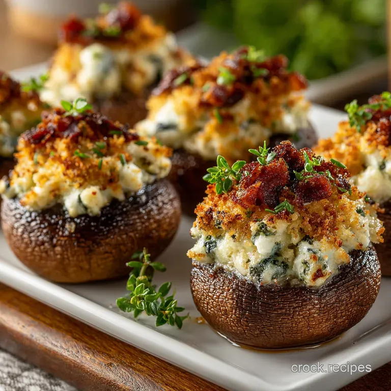 Air Fryer Stuffed Mushrooms 5 Flavorful Secrets