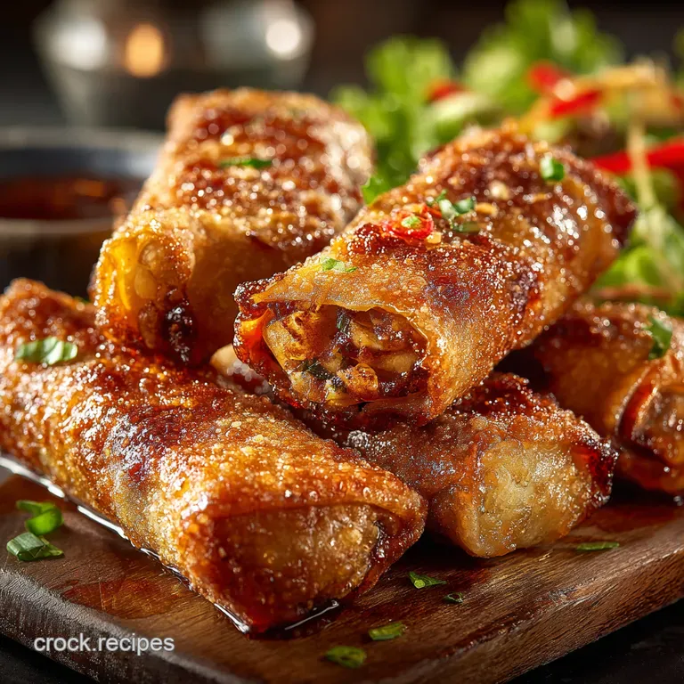 Air Fryer Veggie Egg Rolls Crispy Quick