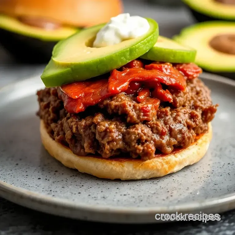 Alexa Joe s Ultimate Flavor-Packed Burger presentation