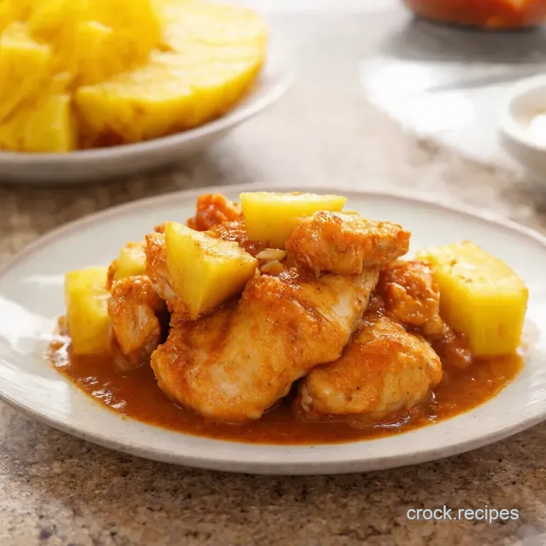 Aloha Chicken Sweet Sour Pineapple Paradise presentation