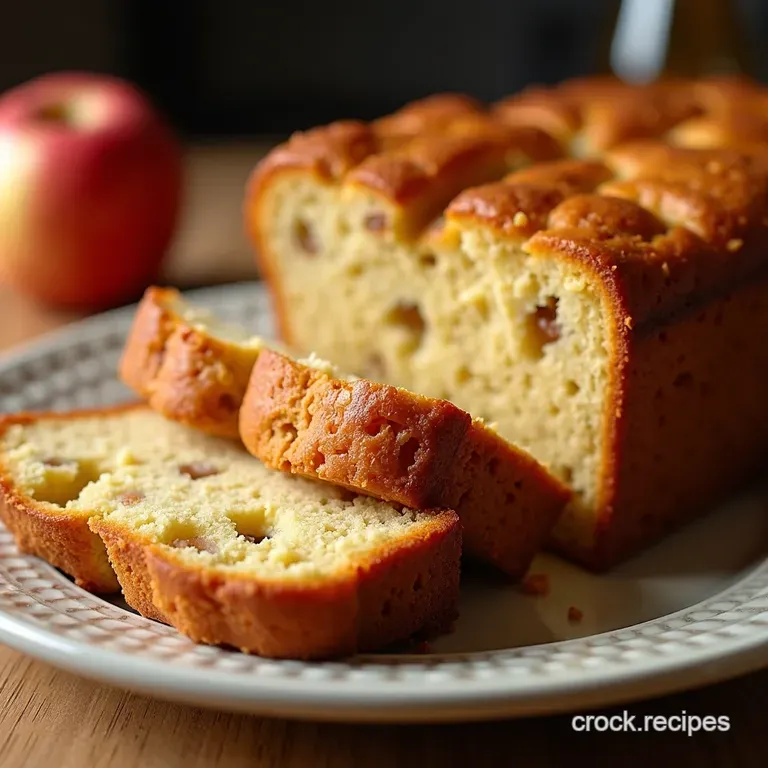 Amish Apple Fritter Bread a Slice of Heaven presentation