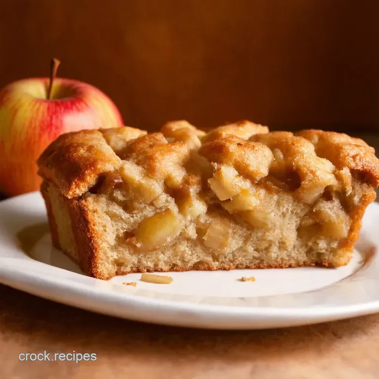 Amish Apple Fritter Bread presentation