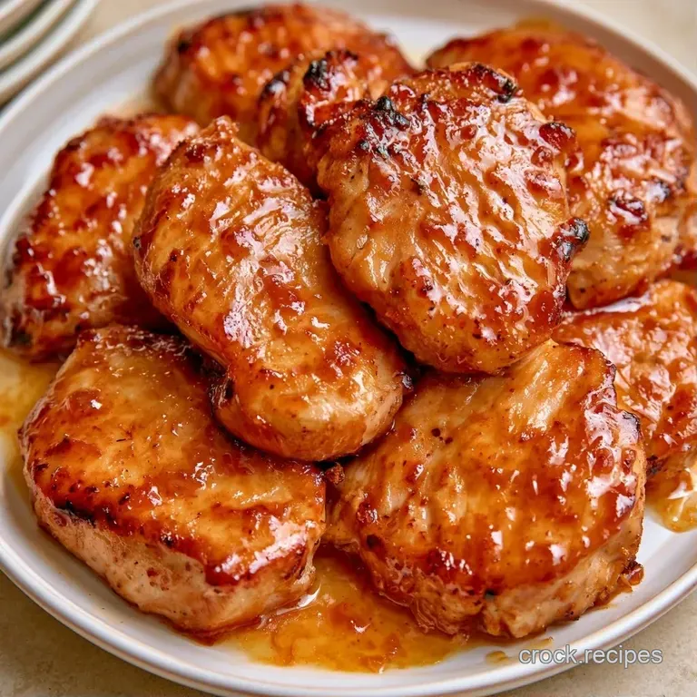 Glistening chicken thighs plated on a white ceramic dish with steamed jasmine rice and vibrant sliced scallions.