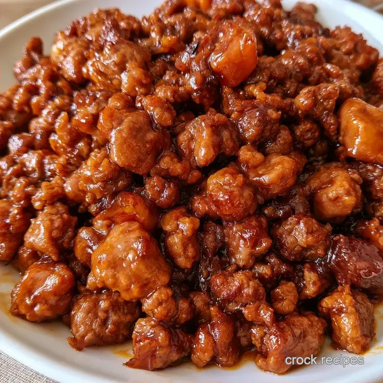 Korean Sticky Beef Mince: Asian Ground Beef Recipe