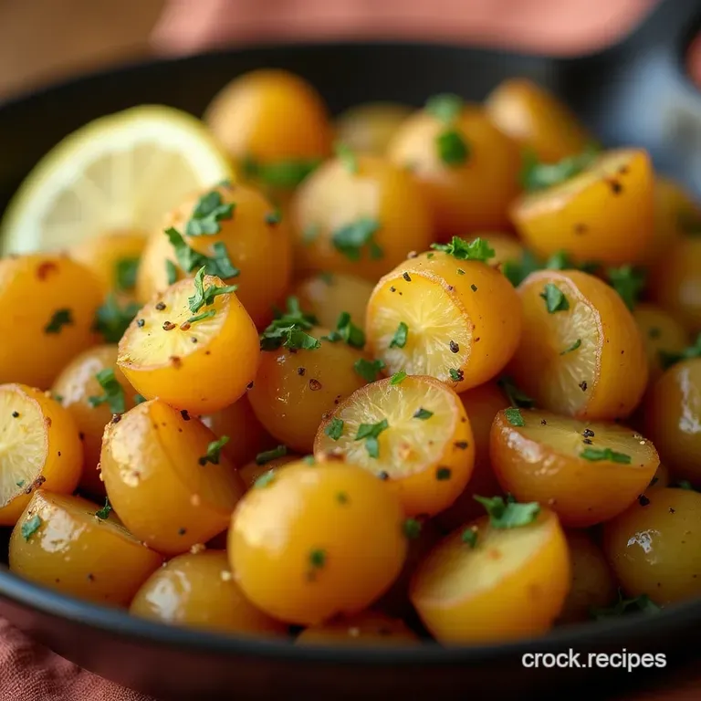 Golden Tangy the Only Authentic Greek Lemon Potatoes Recipe Youll Ever Need presentation