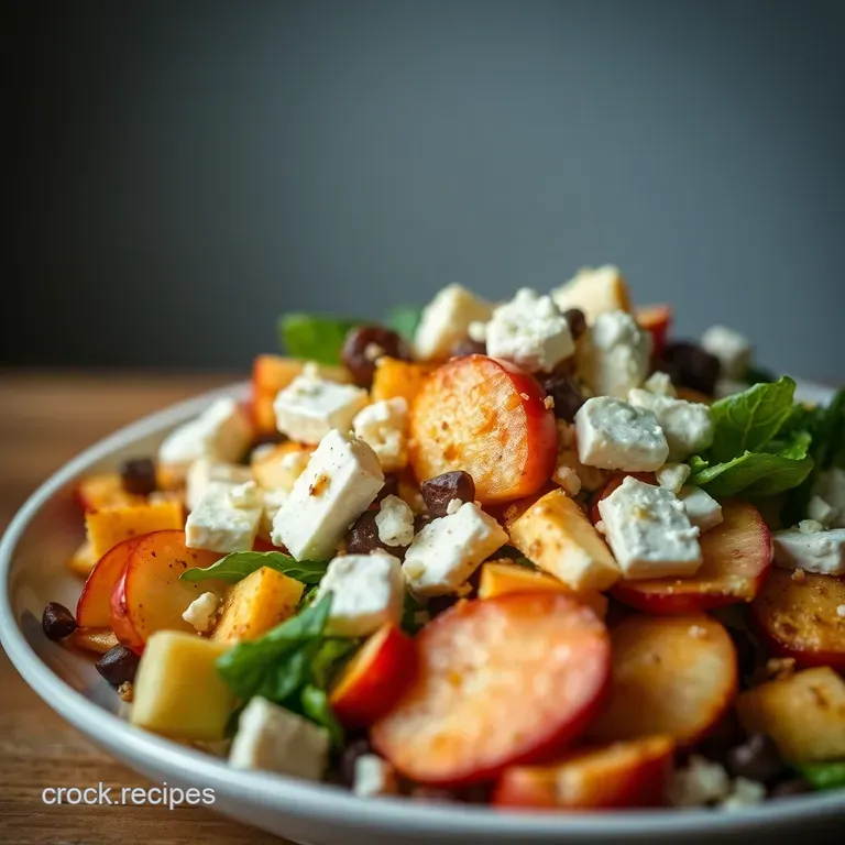 Autumn Symphony Salad Honeycrisp Apple Feta Delight