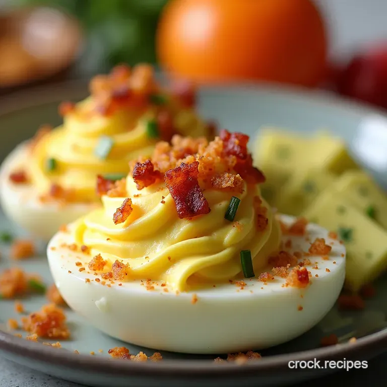The Ultimate Creamy Deviled Egg Dip Recipe with Bacon