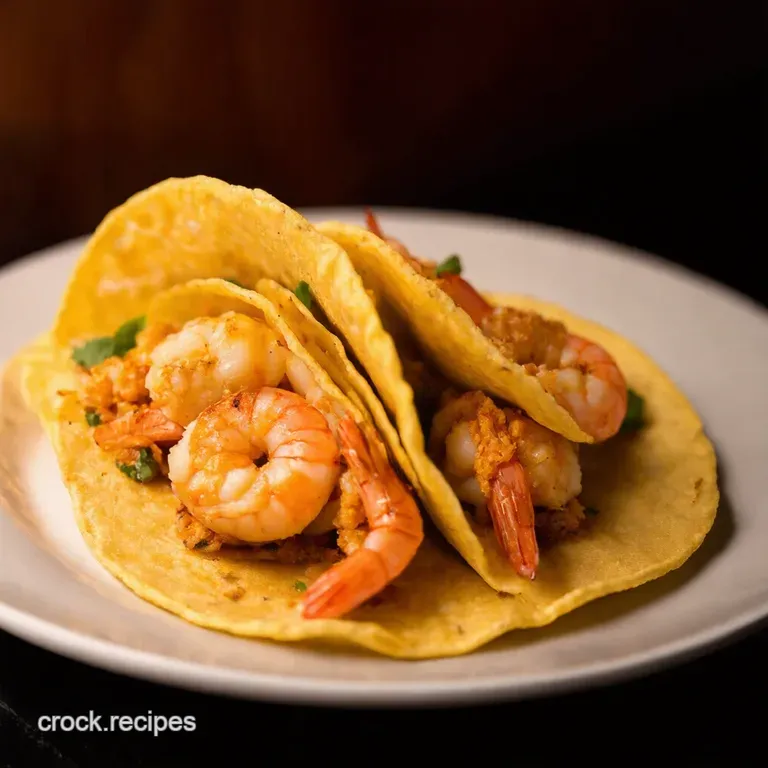 BajaStyle Bangin Shrimp Tacos with Chipotle Crema presentation