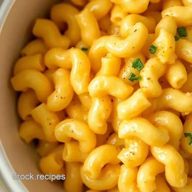 Classic Betty Crocker Mac and Cheese presentation