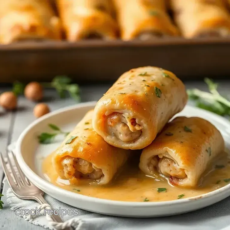 Herbed Chicken Sausage Rolls: A Flavorful Bake