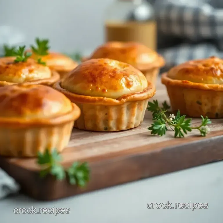 Mini Chicken Picnic Pies presentation