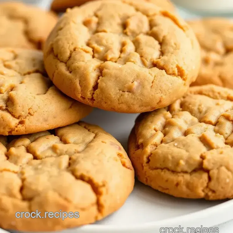 Classic Betty Crocker Peanut Butter Cookies presentation