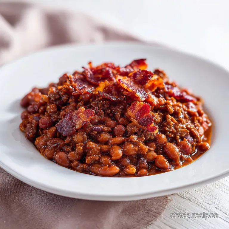 Hearty Baked Beans With Ground Beef: Smoky and Savory
