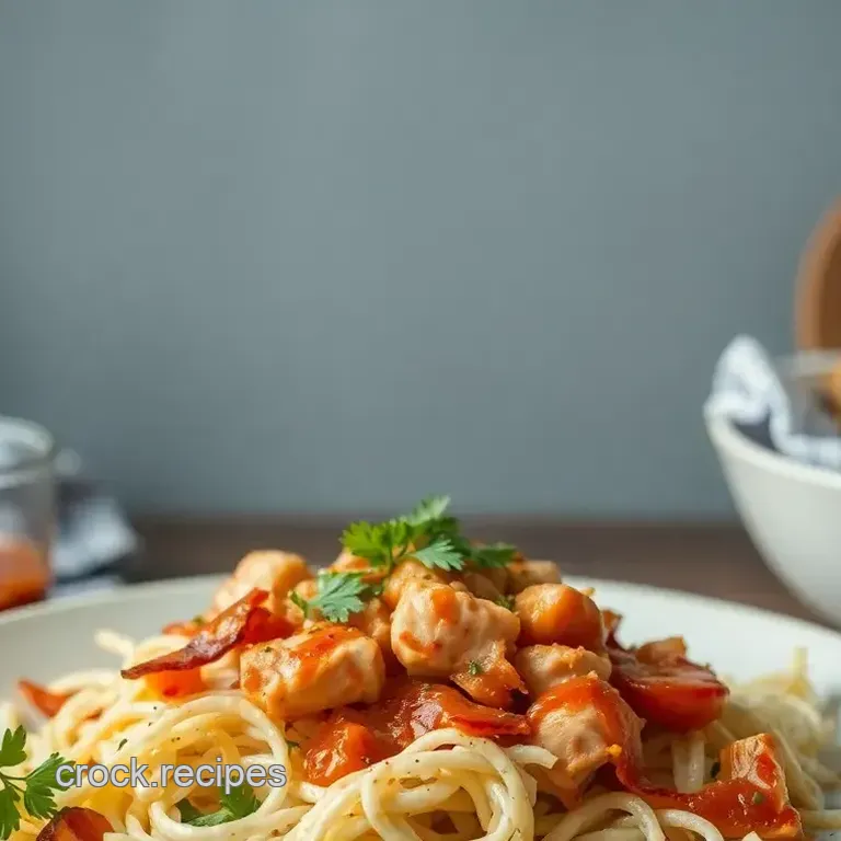 Baked Chicken Bacon Salad with Chilli Sauce