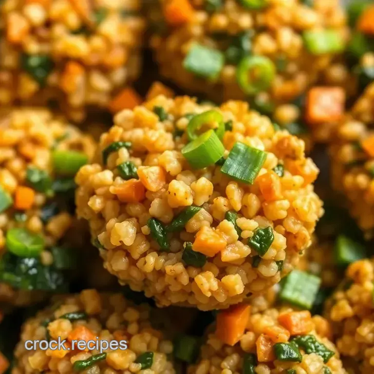 Baked Quinoa Bites with Cheesy Flavor