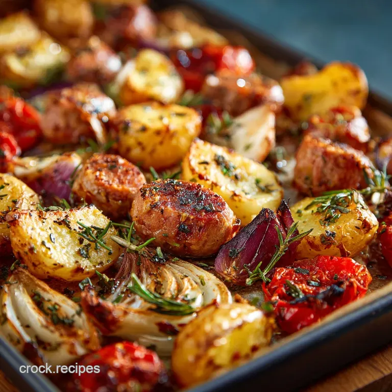 The Great British BakeOff But Easier OnePan Sausage Potato Supper