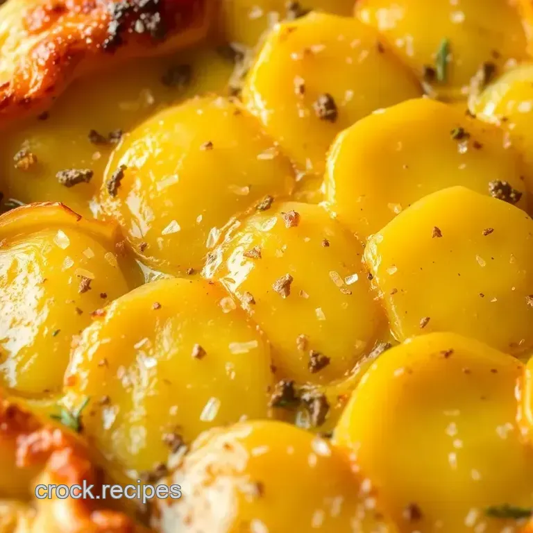 Potato Tarte Tatin presentation