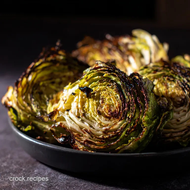 Balsamic Glazed Cabbage Steaks with Toasted Walnuts