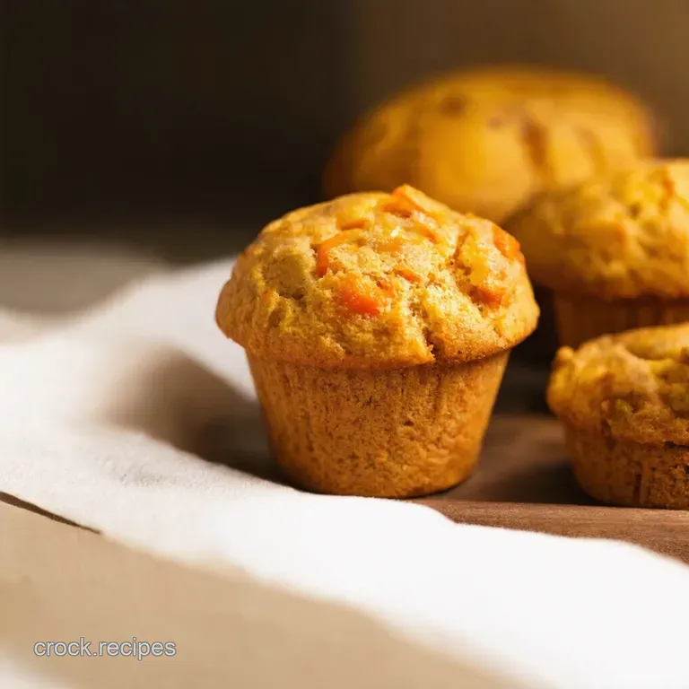 Banana Carrot Sunshine Muffins presentation