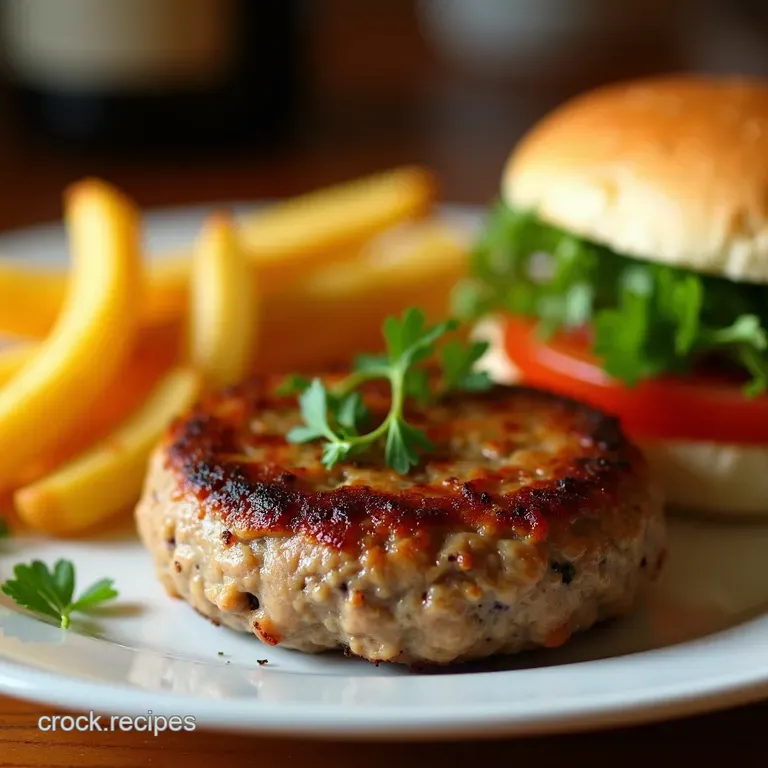 Bangers at Home Perfect Homemade Sausage Patties presentation