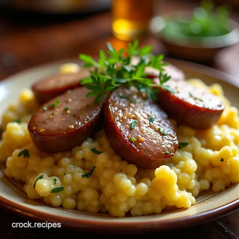 Bangers Cabbage Colcannon presentation
