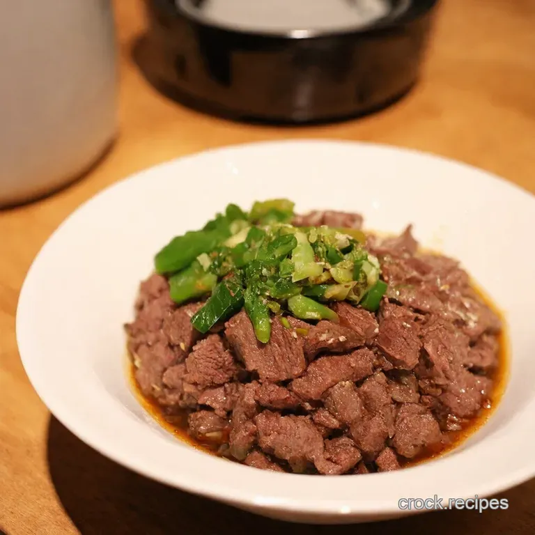 Beef and Pepper Rice Bowl presentation