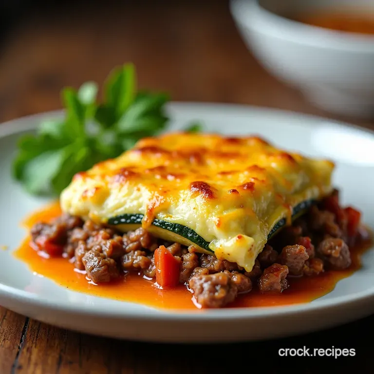 Beef Zucchini Gratin A Comfort Food Classic