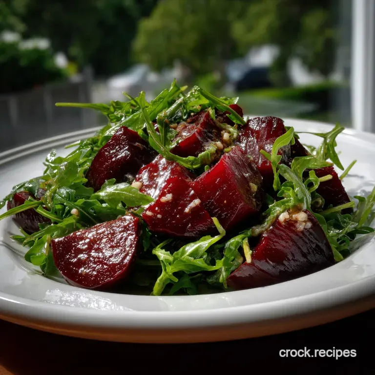 Roasted Beet and Arugula Salad Recipe