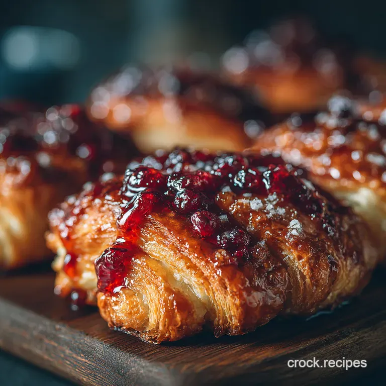 Berry Bliss Croissant Casserole presentation