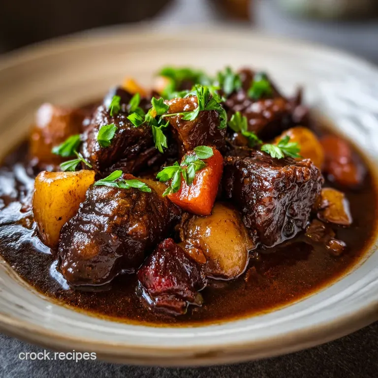 The Best Crockpot Recipe with Beef Stew: Fork Tender