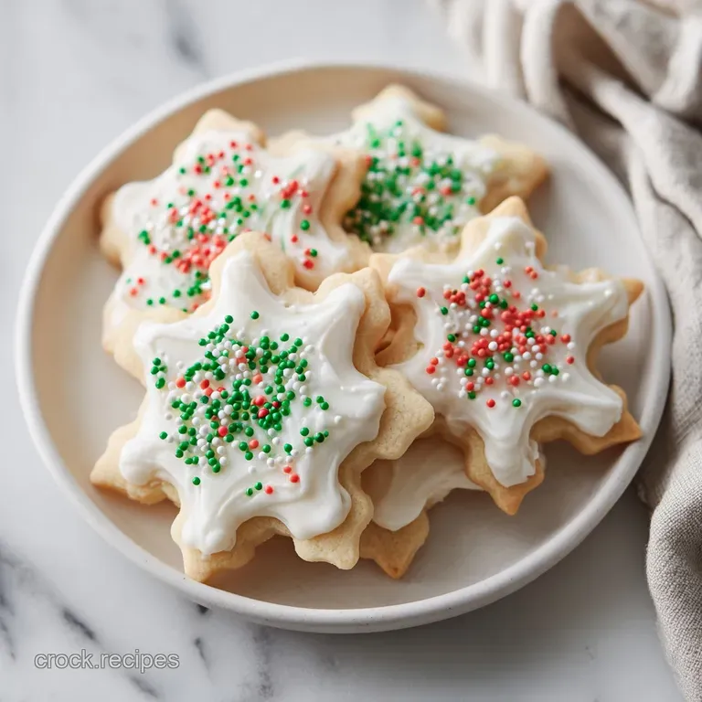 A whimsical stack of heart-shaped sugar cookies dusted with powdered sugar, artfully arranged on a dark plate.