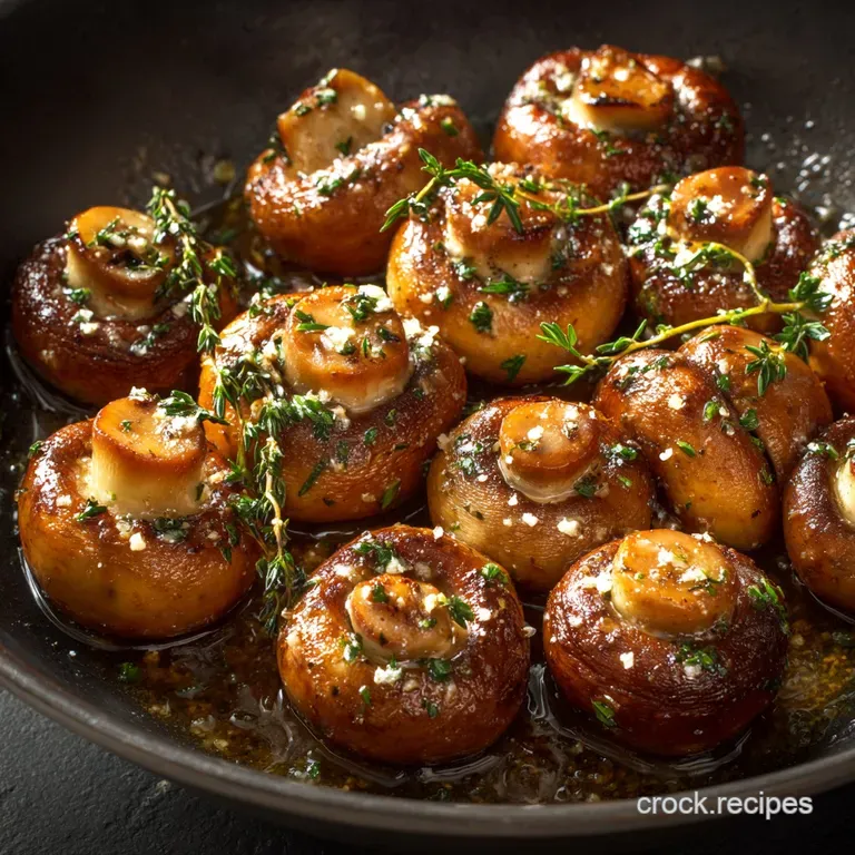 Garlic Butter Sauted Mushrooms: the Ultimate Umami Fix presentation