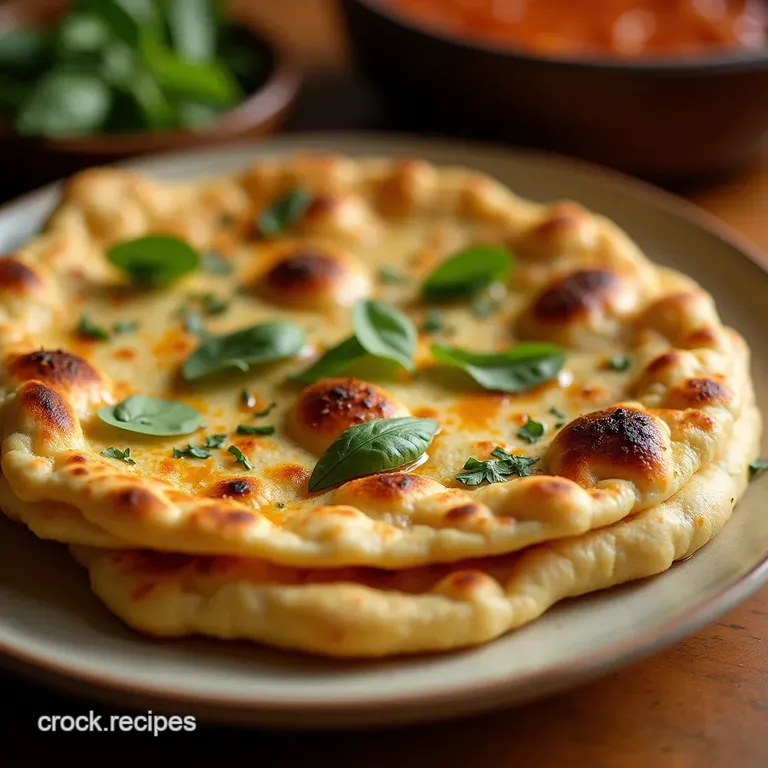 Heavenly Homemade Naan Restaurantquality Flatbread in Your Kitchen presentation