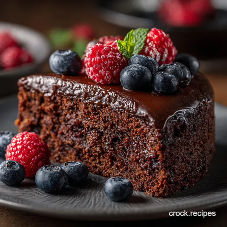 The Great British Keto Bake Dark Chocolate Mayonnaise Dream Cake