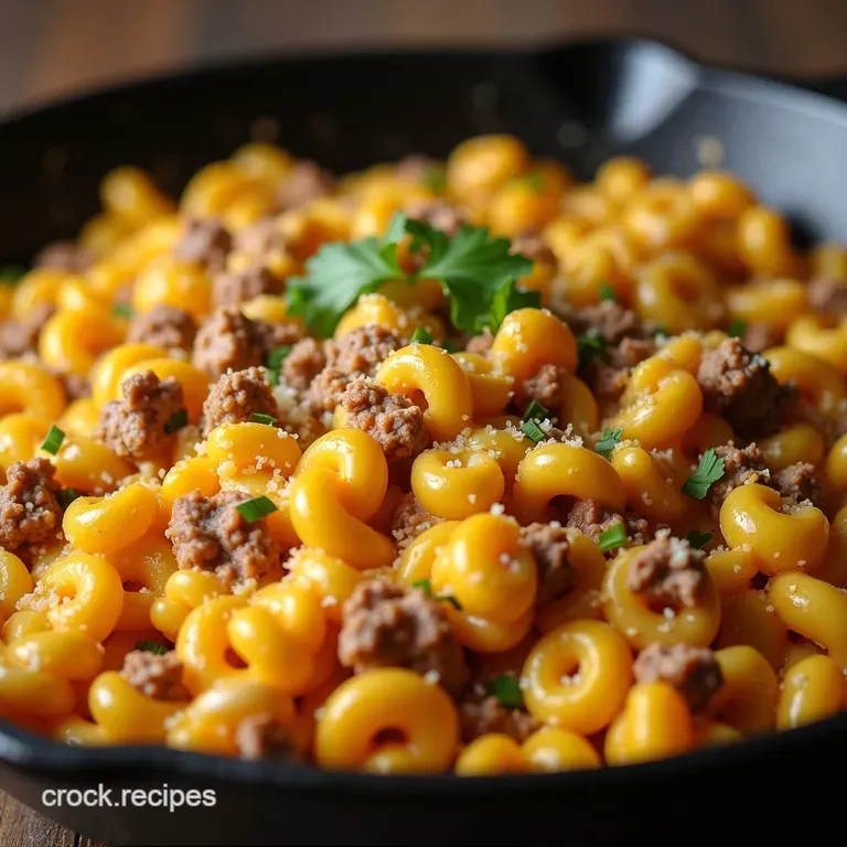 The Ultimate Homemade Cheesy Beef Noodle Skillet A Proper Hamburger Helper