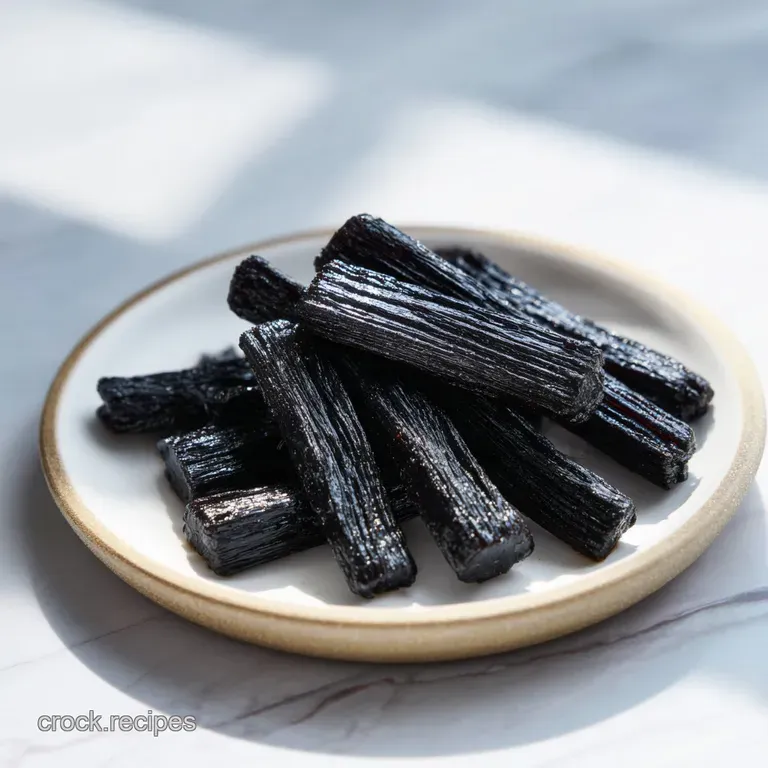 Black Licorice Recipe from Scratch with Anise