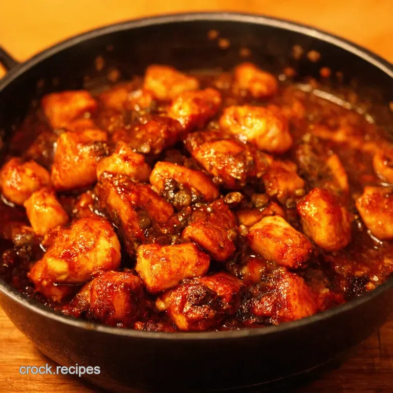 Blazing Black Pepper Sauce from Wok to Plate presentation