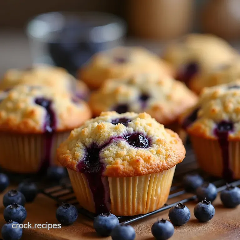 Blueberry Burst The Ultimate CrumbTop Muffins presentation