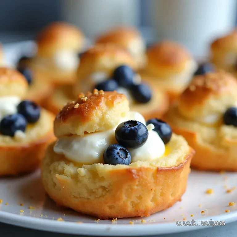 Blueberry Dream Clouds Fluffy Cottage Cheese Lemon Cloud Bread
