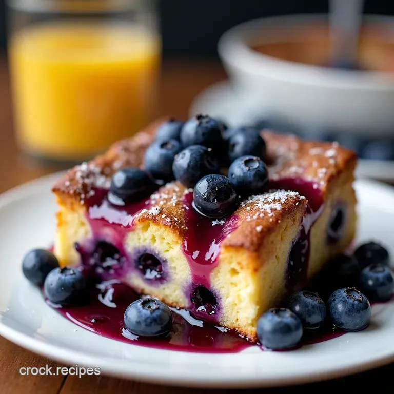Blueberry Dream Cream Cheese Stuffed French Toast Bake
