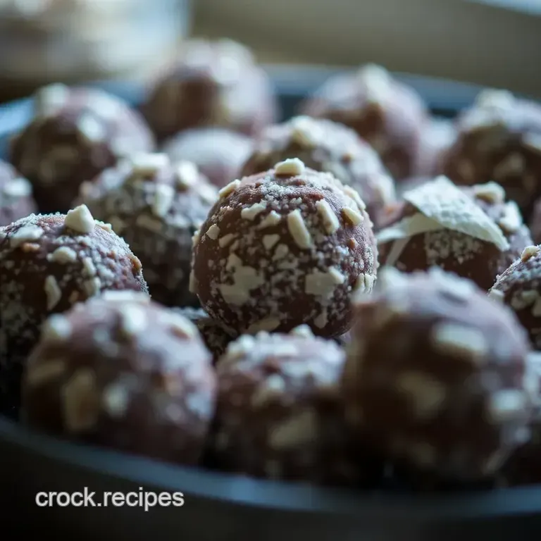 Bourbon Balls: Classic No-Bake Bourbon-Spiked Chocolate & Nut Truffles presentation