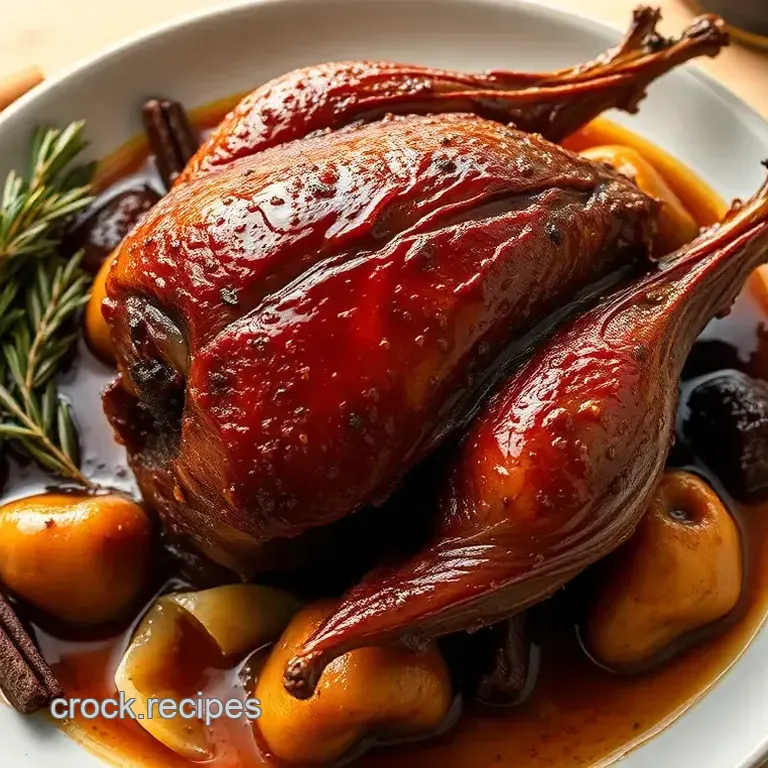 Braise Partridge with Wine & Cinnamon