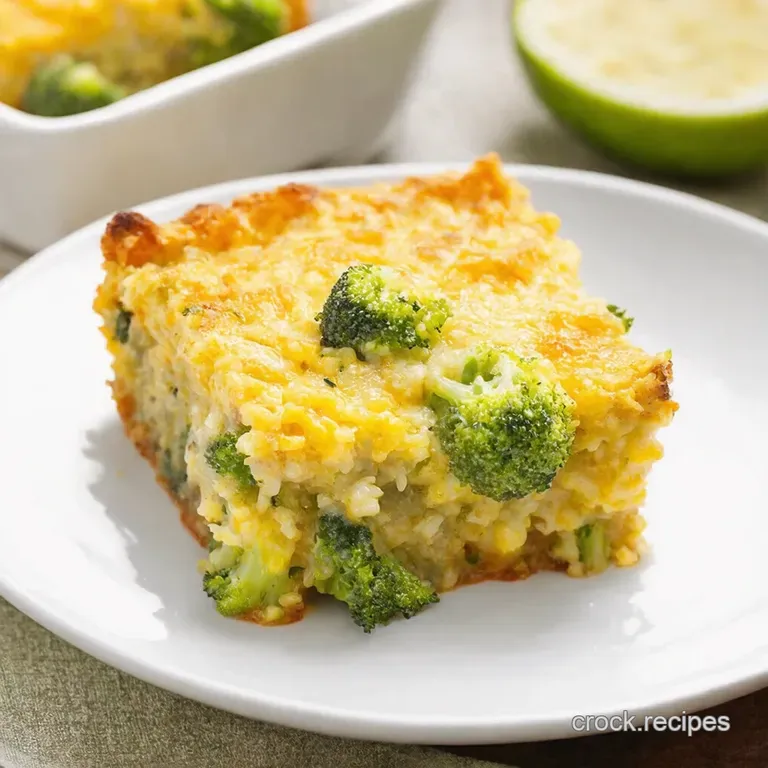 Broccoli Cheese Rice Casserole My Creamy Cheesy Dream