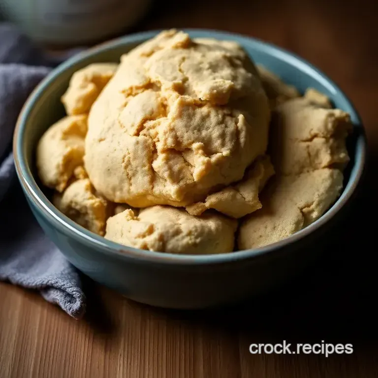 Brown Butter Chocolate Chip Cookie Dough presentation