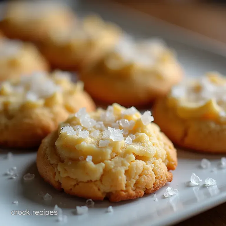 Brown Butter Bliss The Ultimate Marry Me Cookies with Sea Salt Finish