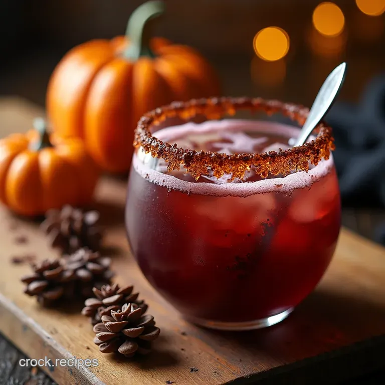 Bubbling Brew a Witchs Potion Punch for Halloween presentation