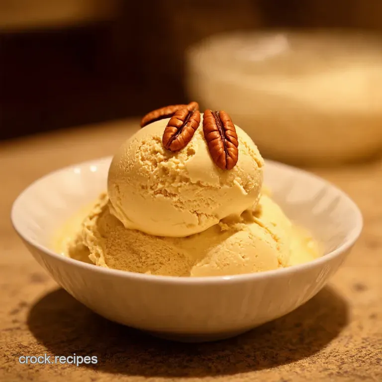 Butter Pecan Bliss the Ultimate Homemade Ice Cream presentation
