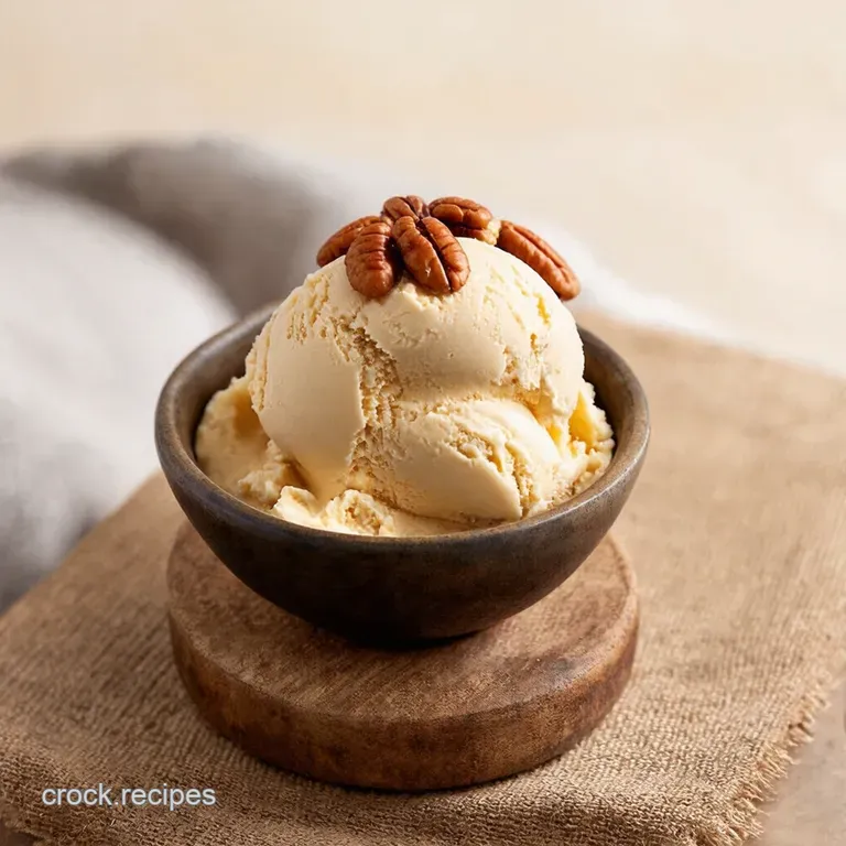 Butter Pecan Bliss The Ultimate Homemade Ice Cream